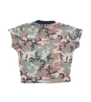 Waffle Baby Tee in Camo