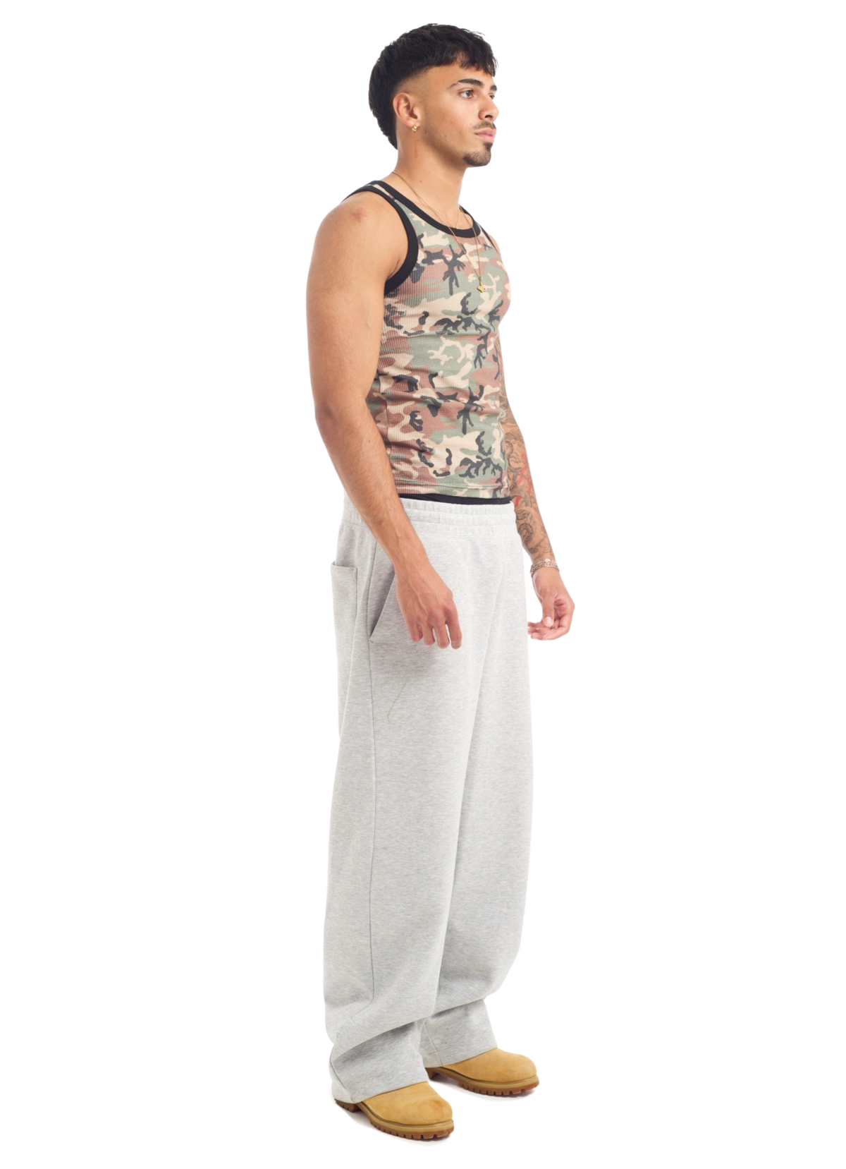 Waffle Vest in Camo