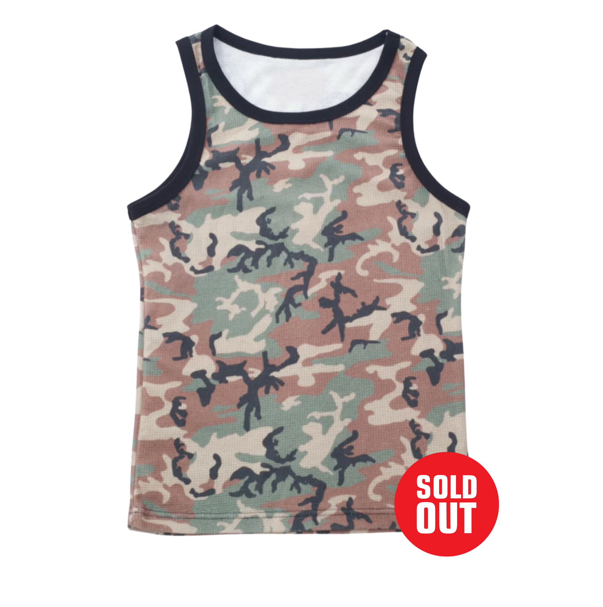 Waffle Vest in Camo
