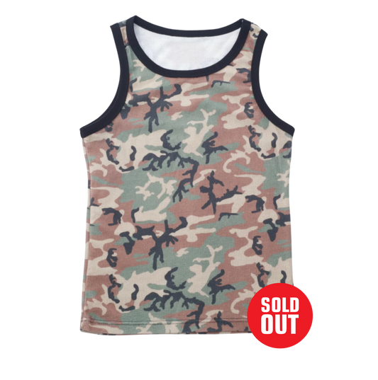 Waffle Vest in Camo