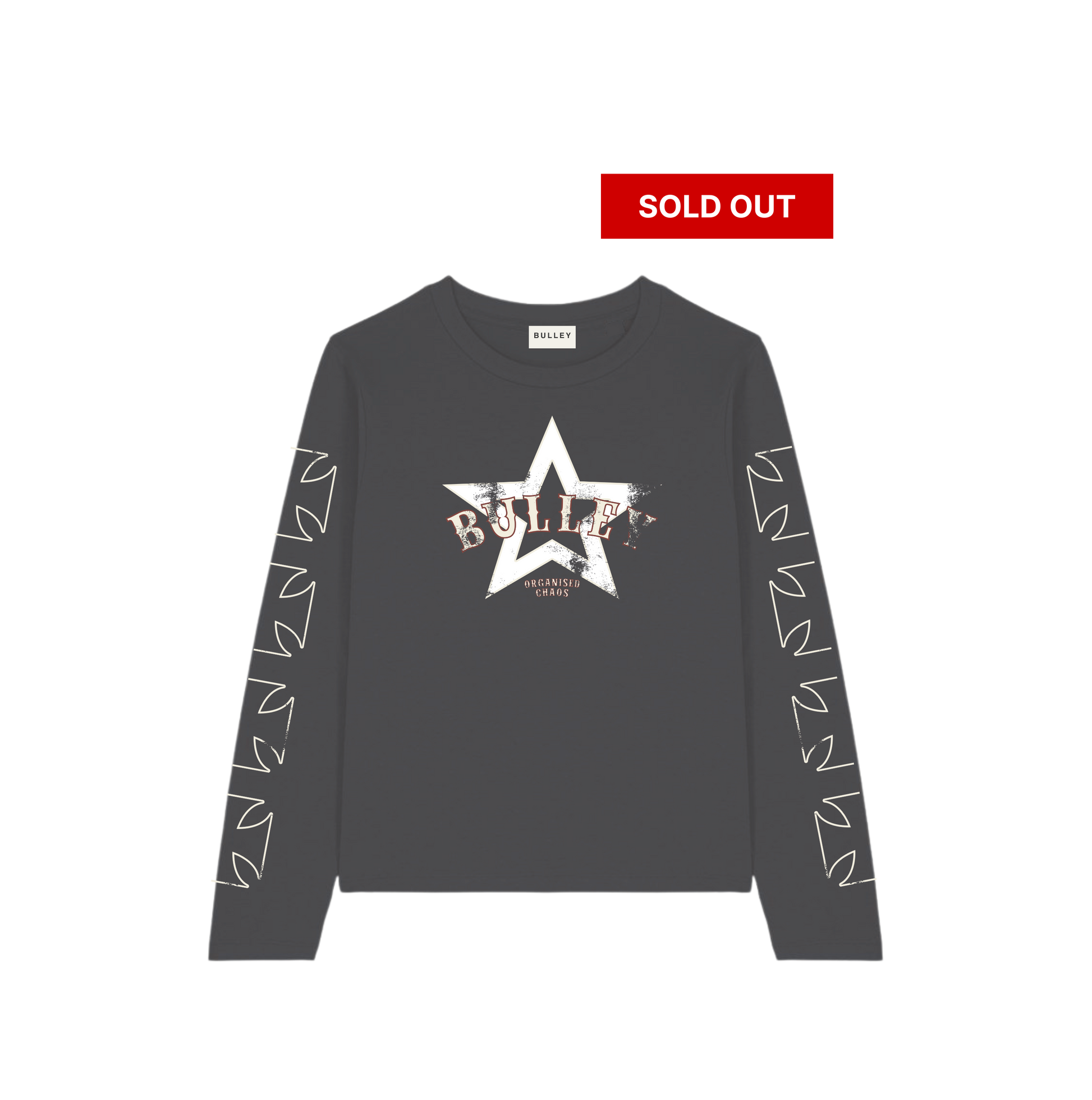 Chaos Long Sleeve Top in Black
