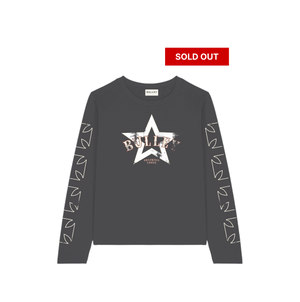 Chaos Long Sleeve Top in Black