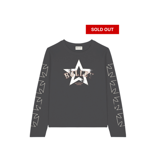 Chaos Long Sleeve Top in Black